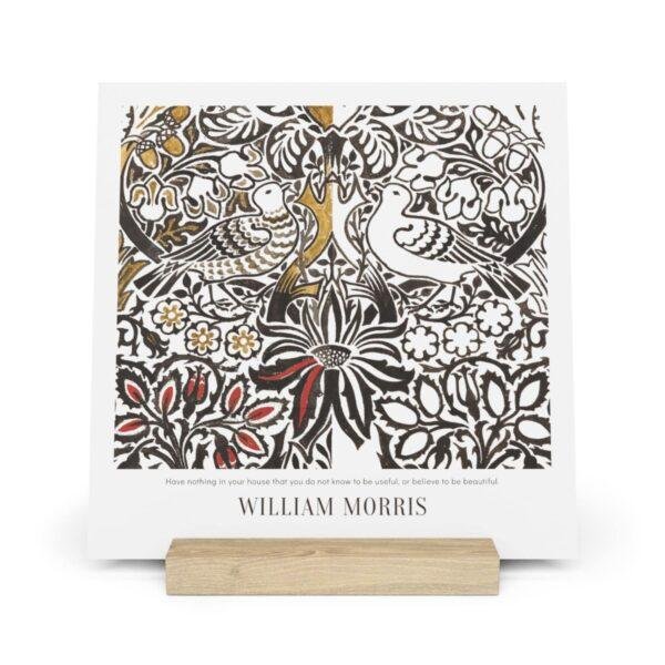 Gallery Board with Stand by William Morris: Dove & Rose, Inspirational Quotes, Gifts For Coworkers