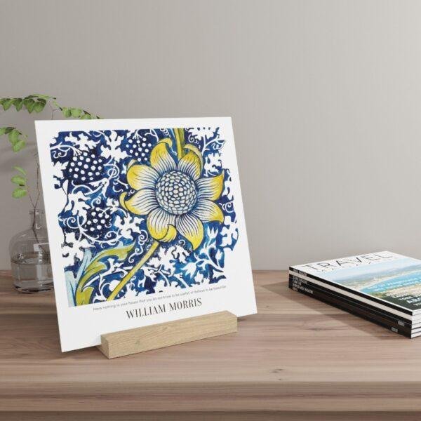 Gallery Board with Stand by William Morris: Kennet, Inspirational Quotes, Gifts For Coworkers