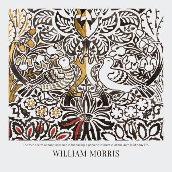 Gallery Board with Stand by William Morris: Dove & Rose, Inspirational Quotes, Gifts For Coworkers