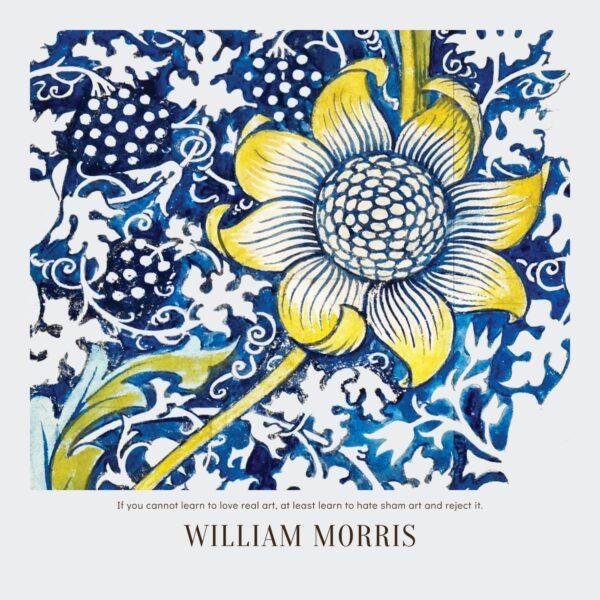 Gallery Board with Stand by William Morris: Kennet, Inspirational Quotes, Gifts For Coworkers