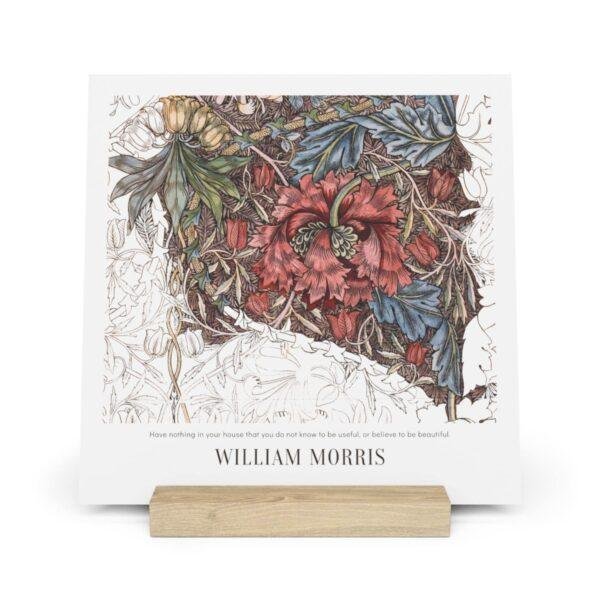Gallery Board with Stand by William Morris: Honeysuckle, Inspirational Quotes, Gifts For Coworkers