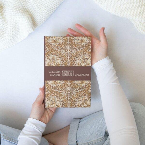William Morris: African Marigold, a perpetual calendar as your very own personalized planner