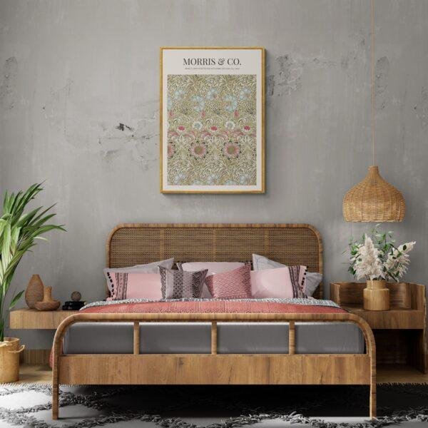 William Morris 'Corncockle' Print: Arts & Crafts, Cottagecore Decor