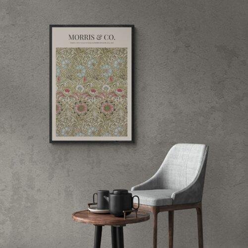 William Morris 'Corncockle' Print: Arts & Crafts, Cottagecore Decor
