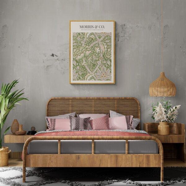 William Morris 'Windrush' Print: Cottagecore Floral Art