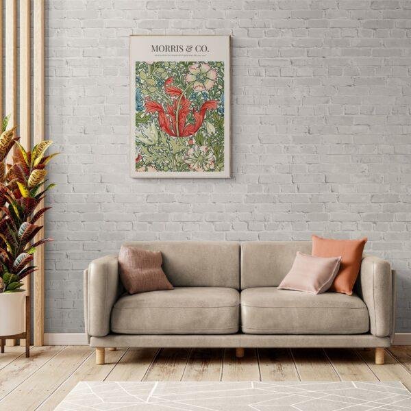 William Morris 'Compton' Print: Victorian Cottagecore Decor