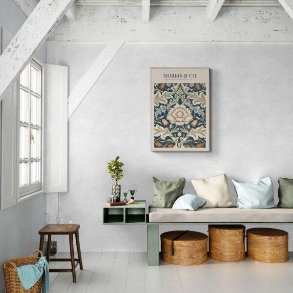 William Morris 'Severn' Print: Victorian Arts & Crafts Decor
