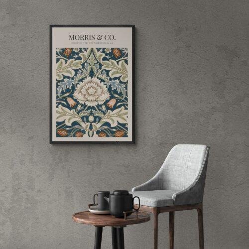 William Morris 'Severn' Print: Victorian Arts & Crafts Decor