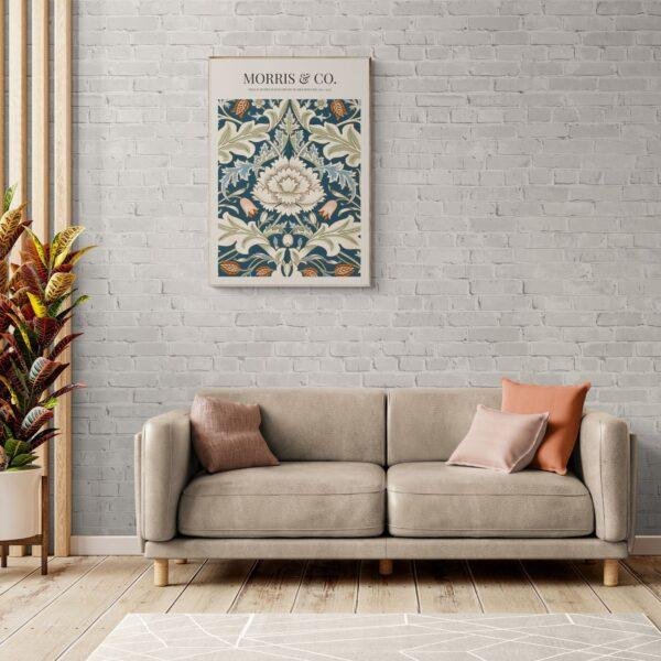 William Morris 'Severn' Print: Victorian Arts & Crafts Decor