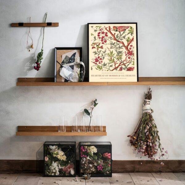 William Morris Crested Bird Print: Arts & Crafts, Cottagecore Decor
