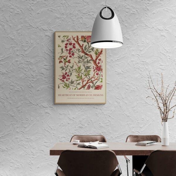 William Morris Crested Bird Print: Arts & Crafts, Cottagecore Decor