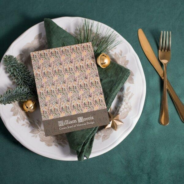 William Morris Daffodil Greeting Cards: Victorian Art, Set of 10