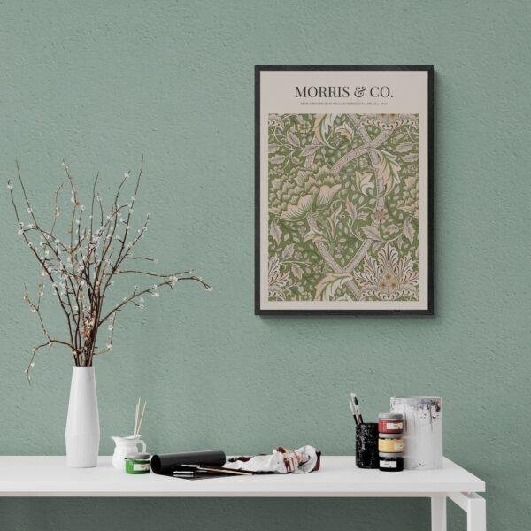 William Morris 'Windrush' Print: Cottagecore Floral Art