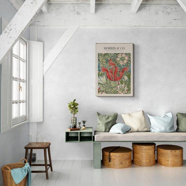 William Morris 'Compton' Print: Victorian Cottagecore Decor