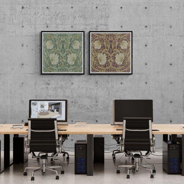 William Morris Pimpernel Print Set: Cottagecore Decor