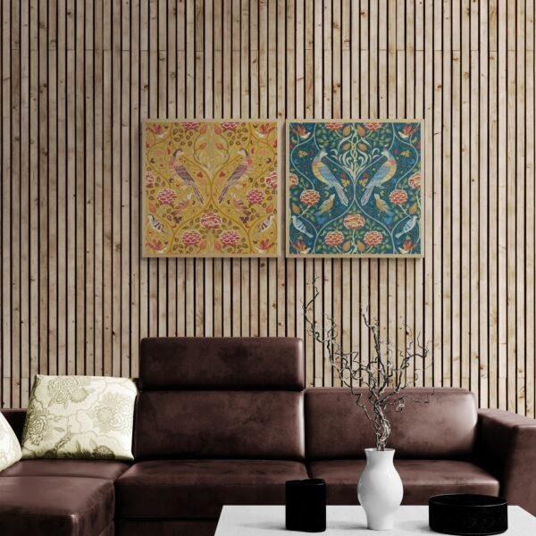 William Morris 'Seasons' Art Print Set: Cottagecore Home Decor