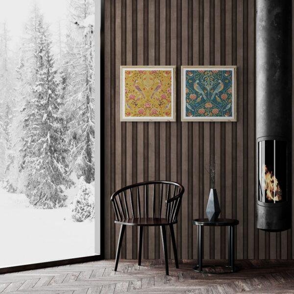 William Morris 'Seasons' Art Print Set: Cottagecore Home Decor