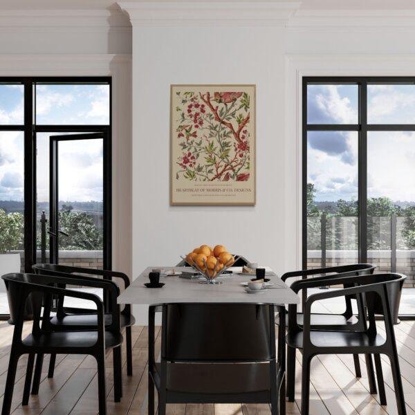 William Morris Crested Bird Print: Arts & Crafts, Cottagecore Decor