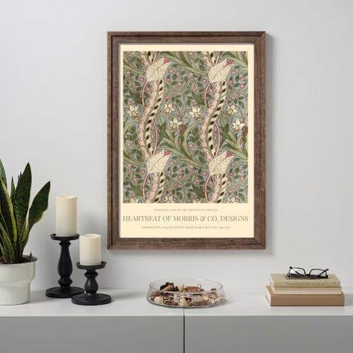 William Morris Daffodil Print: John Henry Dearle, Victorian Art