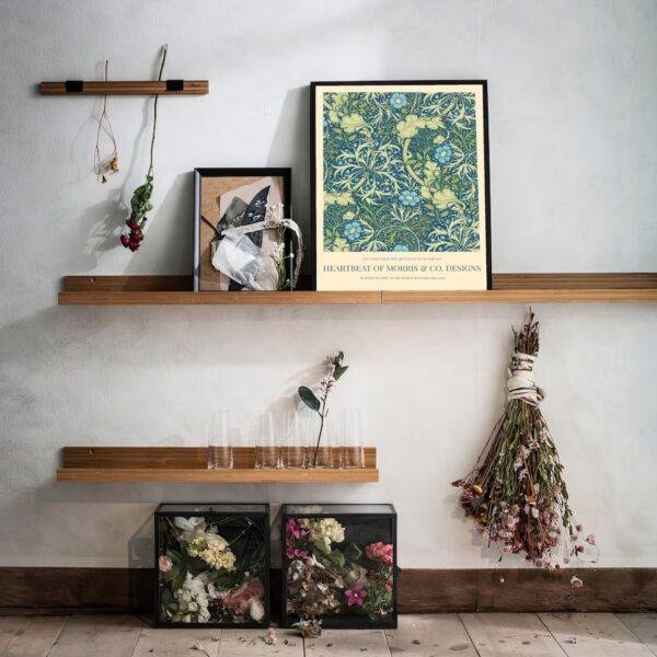 William Morris Seaweed Print: Victorian Cottagecore Wall Art