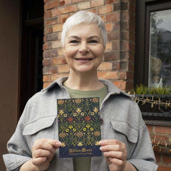 William Morris Floral Greeting Cards: Victorian Art, Set of 10