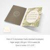 William Morris Anniversary Card: Arts & Crafts Anniversary Gift, Pack of 10