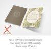 William Morris Anniversary Card: Arts & Crafts Anniversary Gift, Pack of 10