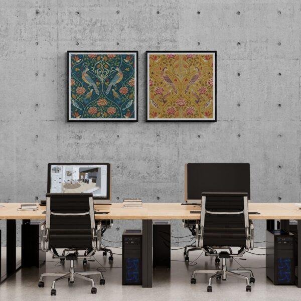 William Morris 'Seasons' Art Print Set: Cottagecore Home Decor