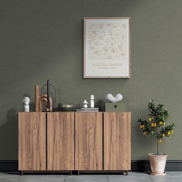 William Morris Fruit Print: Cottagecore Pomegranate Poster