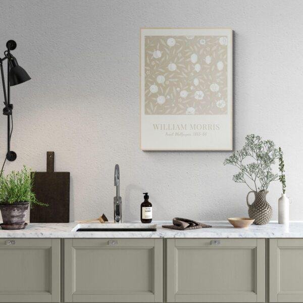 William Morris "Fruit" Poster: Arts & Crafts Cottagecore Wall Art