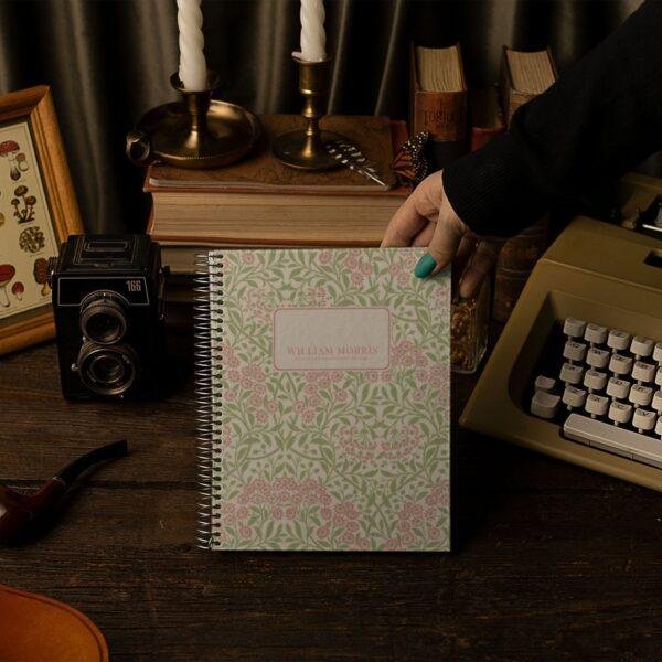 William Morris Michaelmas Daisy Notebook | Floral Arts & Crafts Journal