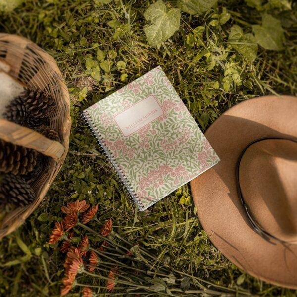William Morris Michaelmas Daisy Notebook | Floral Arts & Crafts Journal