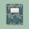 William Morris Tulip A5 Notebook | Vintage Floral Arts & Crafts Journal | Cream Uncoated Paper, Coil Bound