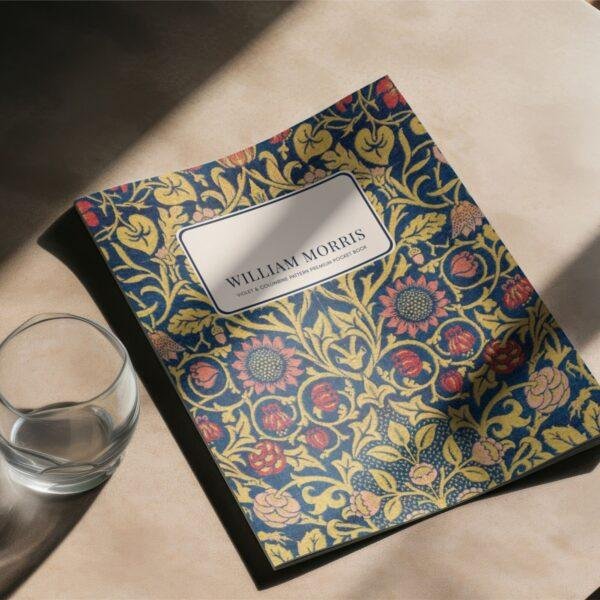 William Morris Pocket Notebook | Vintage Floral Arts & Crafts
