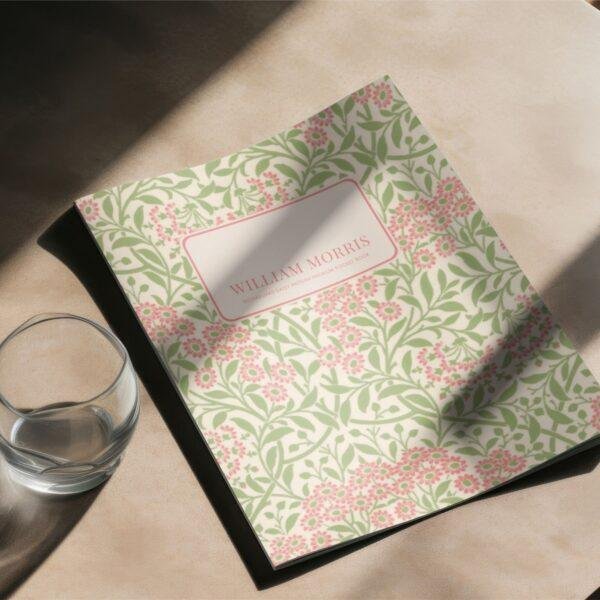 William Morris Michaelmas Daisy Notebook | Vintage Floral Sketchbook