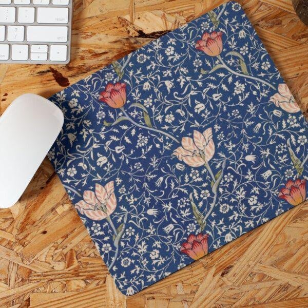 William Morris Mouse Pad - Medway, Desk Organization, Non-Slip Rubber Base