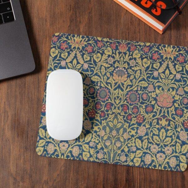 William Morris Mouse Pad – Violet & Columbine Breeze Floral Art