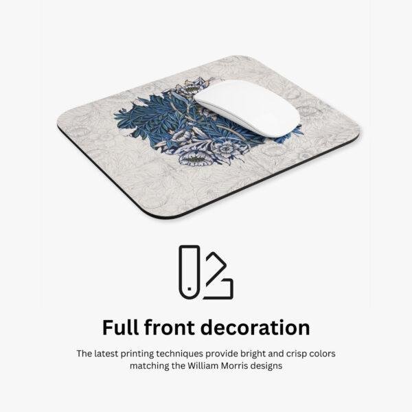 il_fullxfull.6128456008_pffs.jpg William Morris Mouse Pad - Tulip & Willow, Desk Organization, Non-Slip Rubber Base