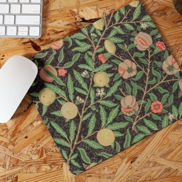 William Morris Fruit Mouse Pad – Arts & Crafts Desk Decor