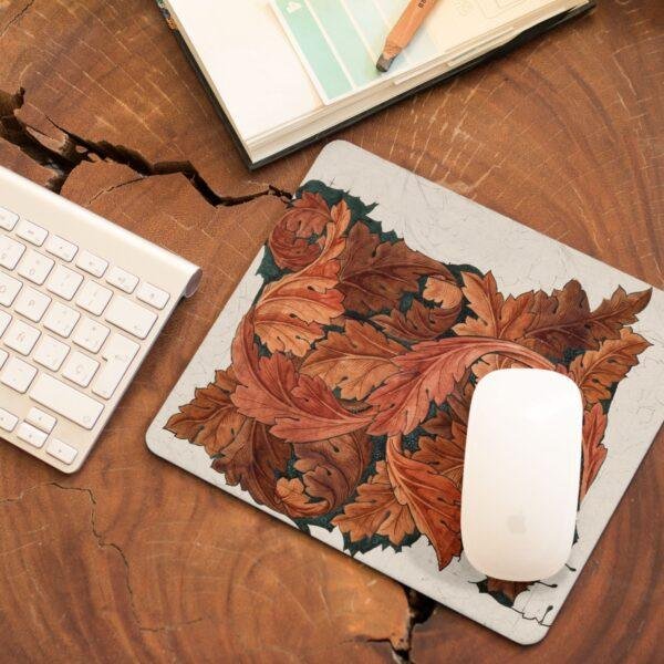 William Morris Mouse Pad - Acanthus, Desk Organization, Non-Slip Rubber Base