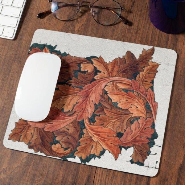 William Morris Mouse Pad - Acanthus, Desk Organization, Non-Slip Rubber Base