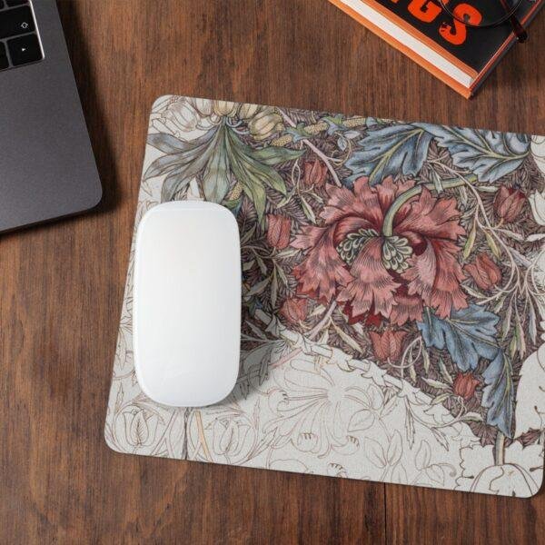 William Morris Honeysuckle Meadow Mouse Pad – Arts & Crafts Decor