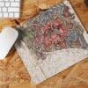 William Morris Honeysuckle Meadow Mouse Pad – Arts & Crafts Decor