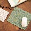 William Morris Mouse Pad - Jasmine, Desk Organization, Non-Slip Rubber Base