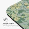 William Morris Mouse Pad - Jasmine, Desk Organization, Non-Slip Rubber Base