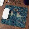 William Morris Mouse Pad - Birds, Desk Organization, Non-Slip Rubber Base