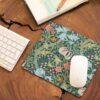 William Morris Mouse Pad - Golden Lily, Desk Organization, Non-Slip Rubber Base