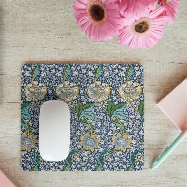 William Morris Mouse Pad – Kennet Grove Floral Desk Decor