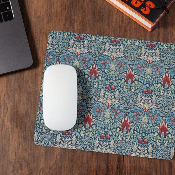 William Morris Mouse Pad - Snakeshead, Desk Organization, Non-Slip Rubber Base