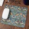 William Morris Mouse Pad - Strawberry Thief, Desk Organization, Non-Slip Rubber Base
